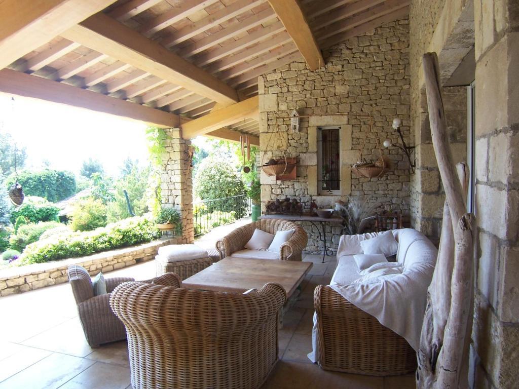 Lou Granos Bed & Breakfast Gordes Bagian luar foto