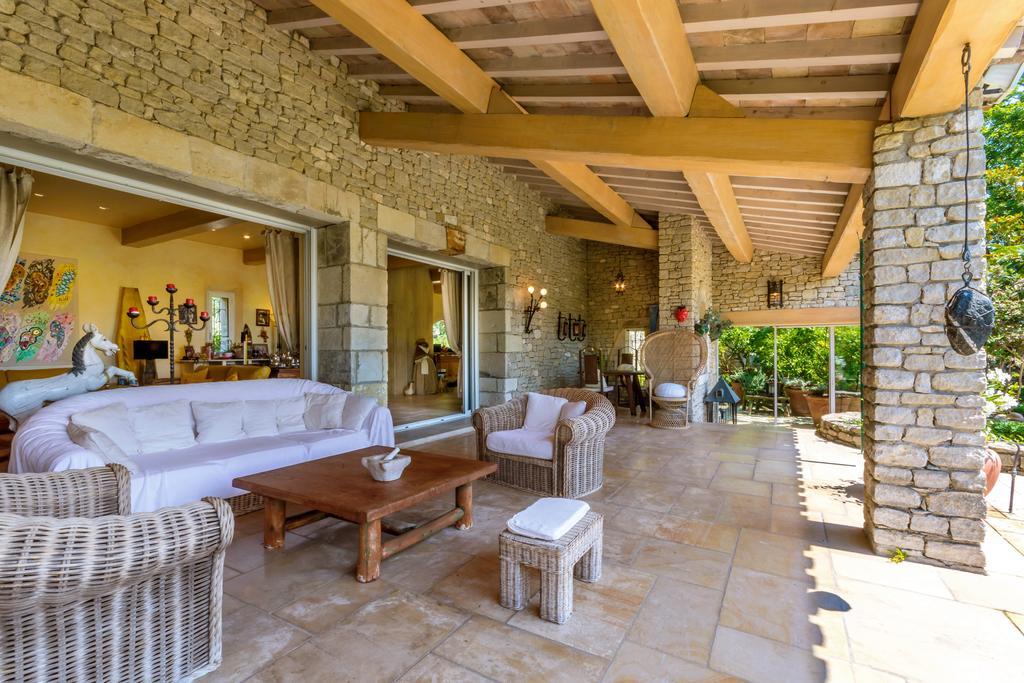 Lou Granos Bed & Breakfast Gordes Bagian luar foto